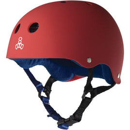 Triple 8 Brainsaver Helmet United Red Rubber