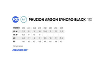 Powerslide Phuzion Argon Syncro Black 110 Inline Skates