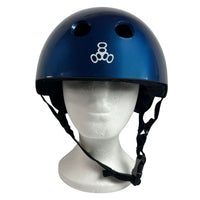 Triple 8 Skate Helmet SS Blue Metallic