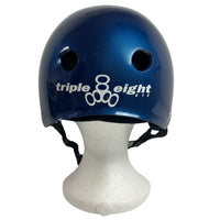 Triple 8 Skate Helmet SS Blue Metallic