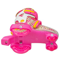 RDS Fun Roll Girls Pink/Yellow Adjustable Roller Skates