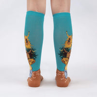 Sock it to Me Sunflowers Knee High Socks