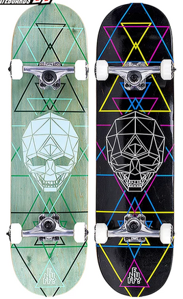 Enuff Geo Skull Skateboard Complete