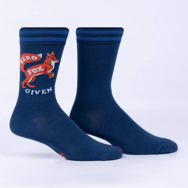 Sock it to Me Zero Fox Given Mens Crew Socks