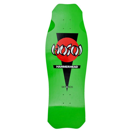 Hosoi Skateboards O.G. Hammerhead Deckâ€“ 10.5"x31"- Green