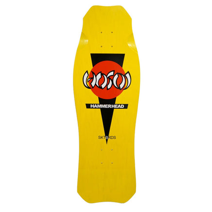 Hosoi Skateboards O.G. Hammerhead Deckâ€“ 10.5"x31"- Yellow