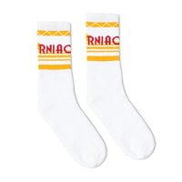 SOCCO Cali Sun Socks | White Mid Socks