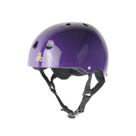 Triple 8 Brainsaver Helmet Purple Gloss