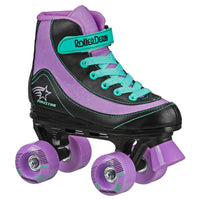 RDS Firestar Skate Girls Purple Black Mint Roller Skates