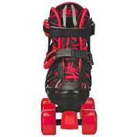 RDS Trac Star Skate Boys Black Red Adjustable Roller Skates