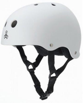 Triple 8 Brainsaver Helmet White Rubber