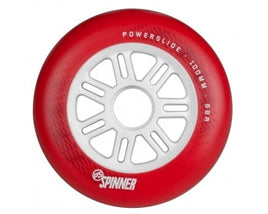 Powerslide Spinner Inline Wheels 100mm/88a - Red Each