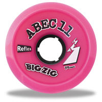 ABEC11 Reflex - BigZigs 75mm/77a Pink Wheels Pk4