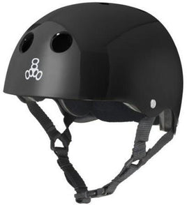 Triple 8 Brainsaver Helmet Black Gloss