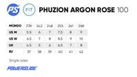 Powerslide Phuzion Argon Rose 100 Inline Skates
