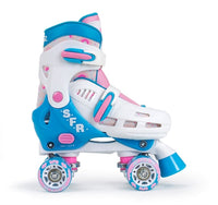 SFR Storm III Quad Roller Skates White/ Pink