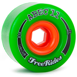 ABEC 11 Classic - Centerset Freerides 72mm Wheels 4pack