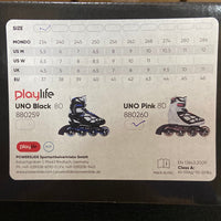 PlayLife Uno Black 80 Inline Skates