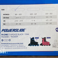 Powerslide Phuzion Stargaze Black Adjustable Inline Skates