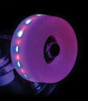 Rio Roller Light up Wheels Pink (Multi Colour light show) 4pk