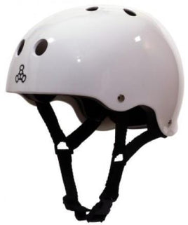 Triple 8 Brainsaver Helmet White Gloss